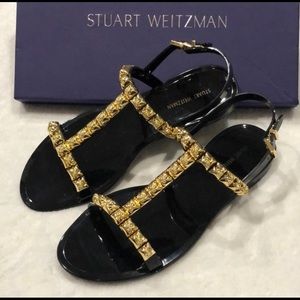 Stuart weitzman jelly sandals 9